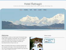 Tablet Screenshot of hotelratnagiri.com